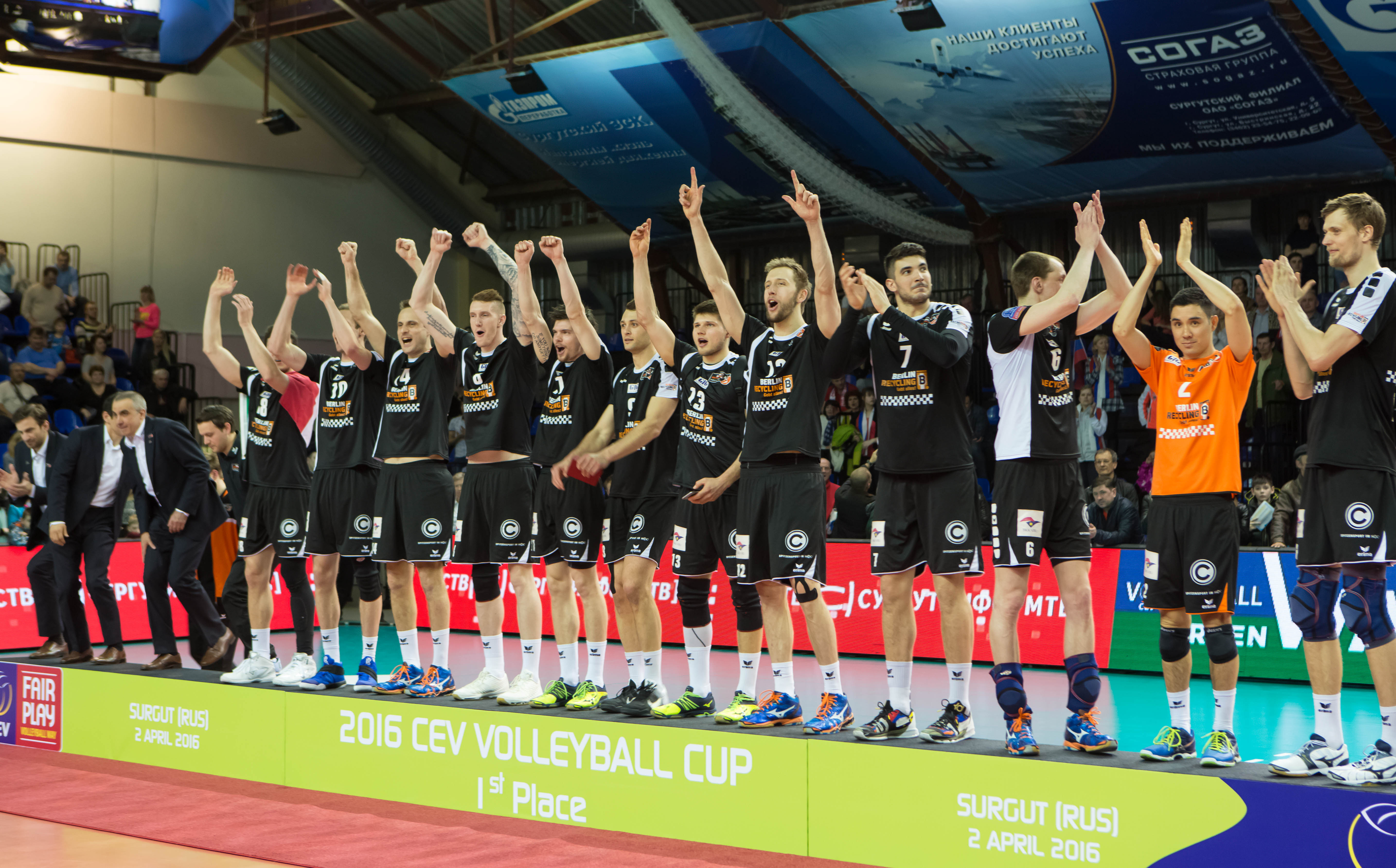 BR Volleys holen 2016 den Europapokal