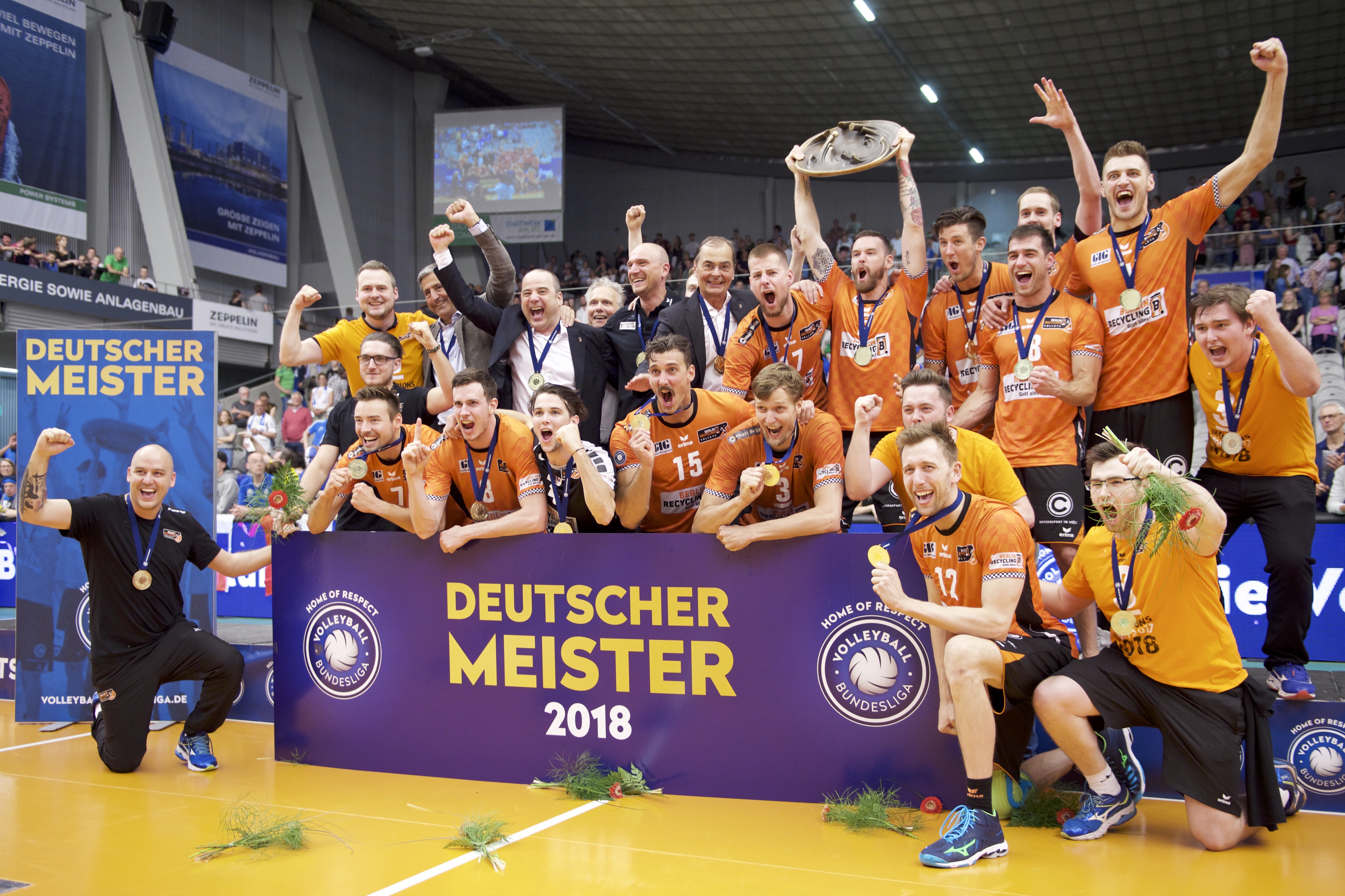BR Volleys = Deutscher Meister 2018
