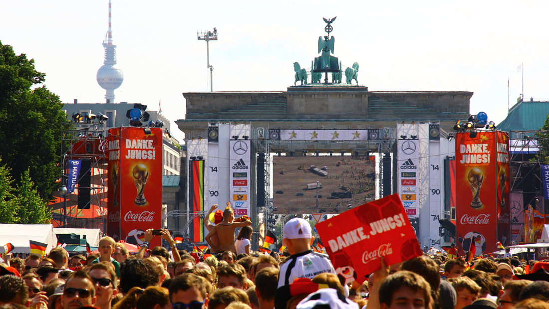 Empfang der Fußball-Weltmeister 2014 auf der Fanmeile, Fotoquelle: © visitBerlin, Foto: Sarah Lindemann